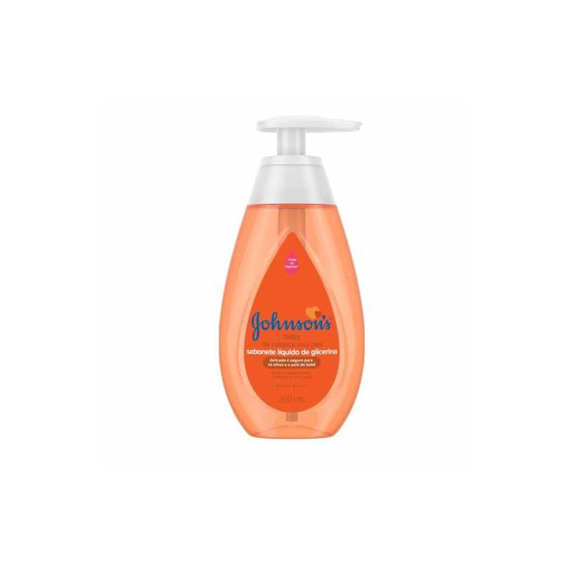 SABONETE LIQUIDO JOHNSONS BABY GLICERINA 200ML VALIDADE 03/2026