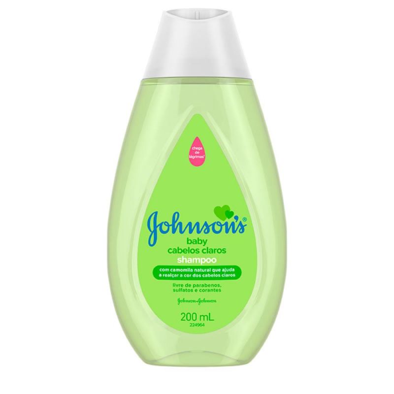 SHAMPOO JOHNSONS CABELOS CLAROS 200ML 