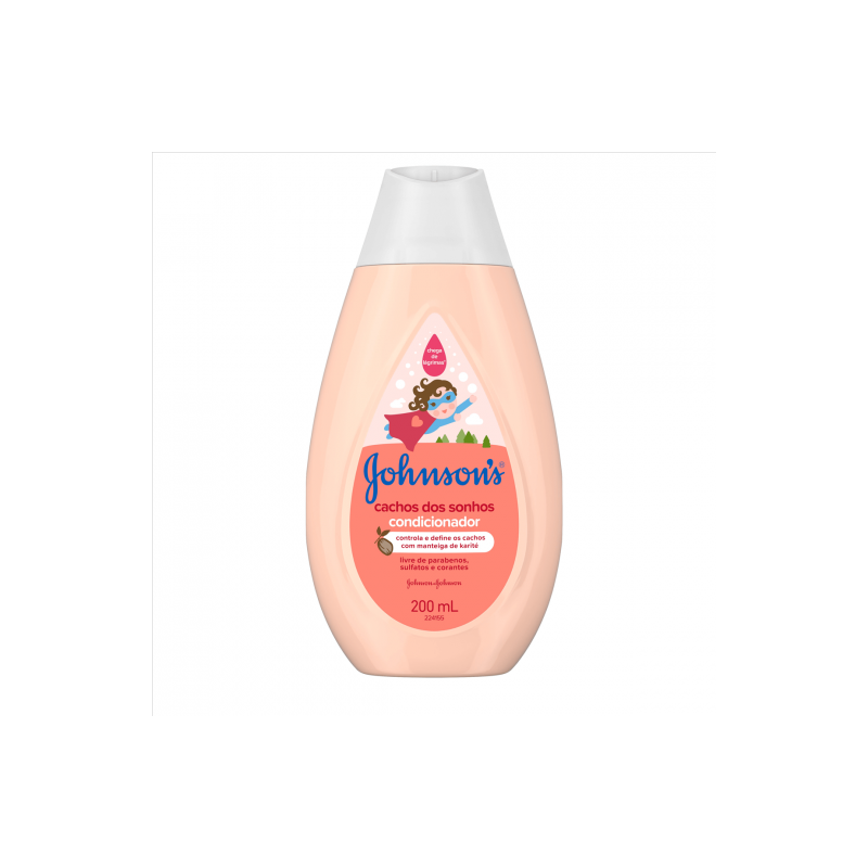 CONDICIONADOR JOHNSON'S CABELOS CACHEADOS 200 ML