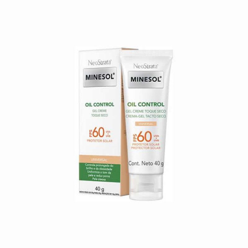 PROTETOR SOLAR  MINESOL OIL CONTROL UNIVERSAL FPS60 40G 