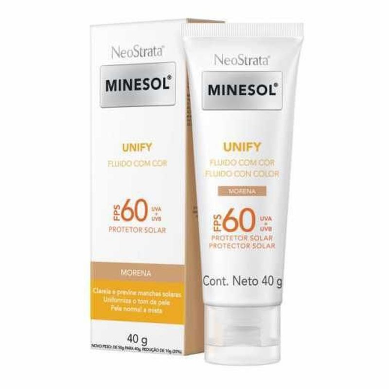 MINESOL PROTETOR SOLAR UNIFY MORENA FPS60 40G 