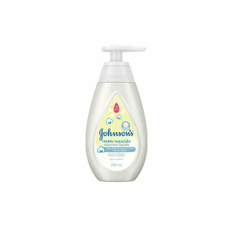 SABONETE LIQUIDO JOHNSONS-RECÉM NASCIDO 200ML
