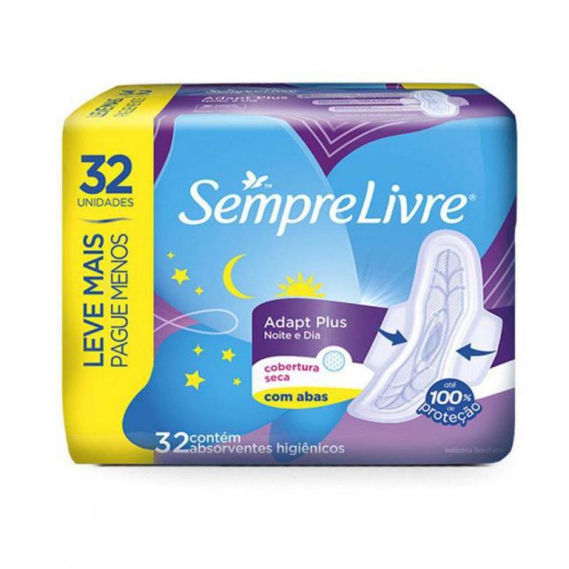ABSORVENTE SEMPRE LIVRE SUAVE NOTURNO L32 P24