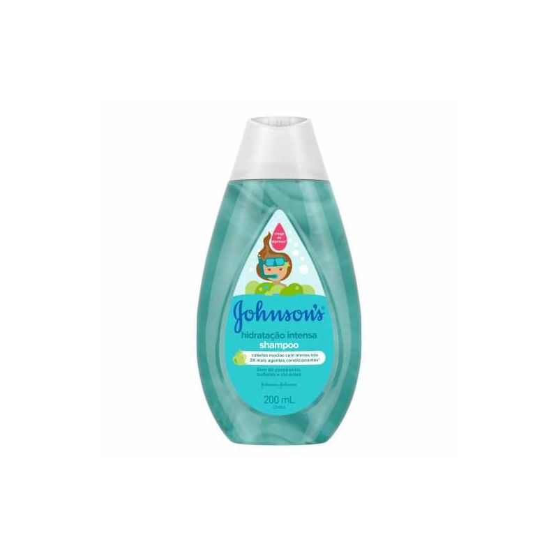 SHAMPOO JOHNSON'S BABY HIDRATAÇÃO INTENSA 200ML