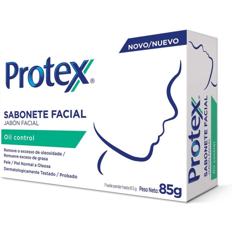 SABONETE EM BARRA PROTEX FACIAL OIL C 85G