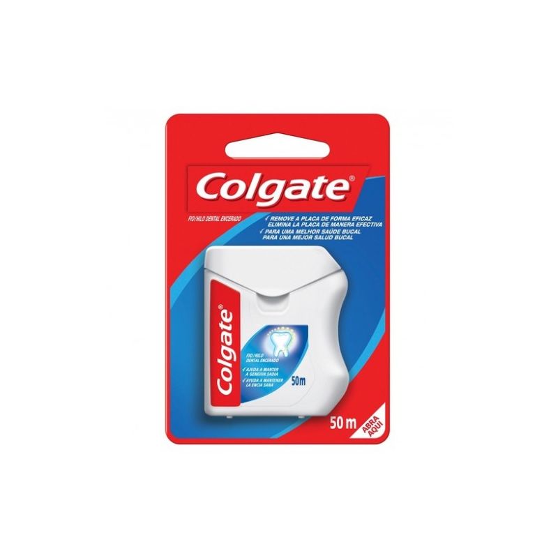 FIO DENTAL ENCERADO COLGATE 50M