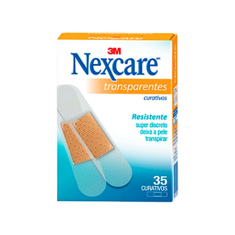 CURATIVOS NEXCARE 3M TRANSPARENTE COM 35 UNIDADES