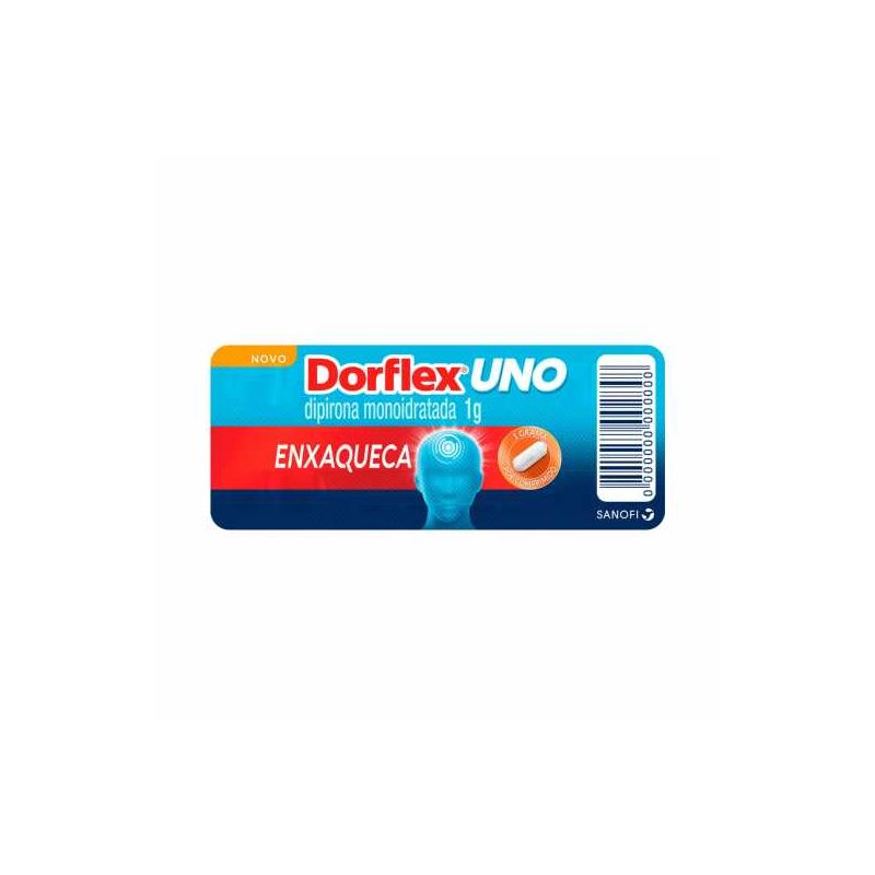 DORFLEX UNO ENXAQUECA 1G COM 4 COMPRIMIDOS