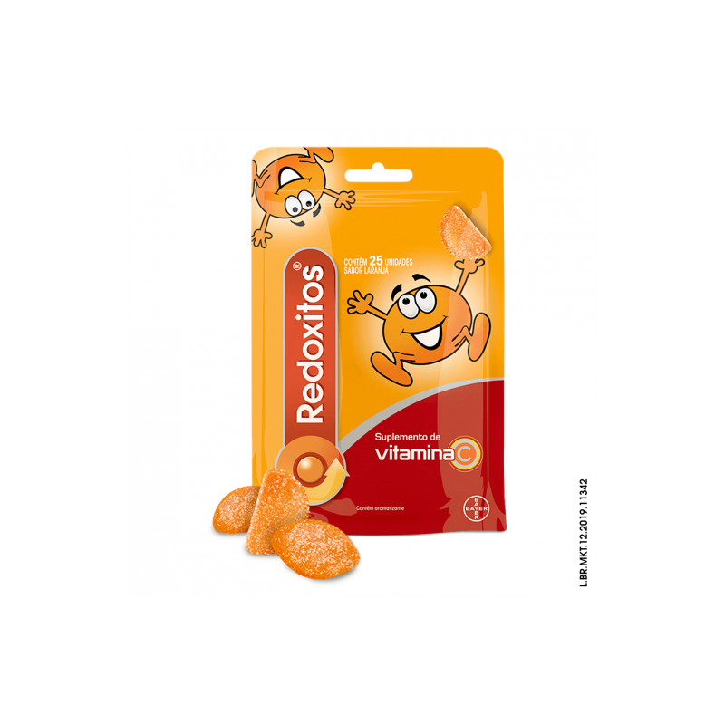 REDOXITOS LARANJA COM 25 UNIDADES