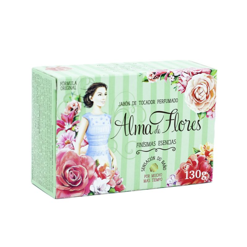 SABONETE EM BARRA ALMA DE FLORES 130G