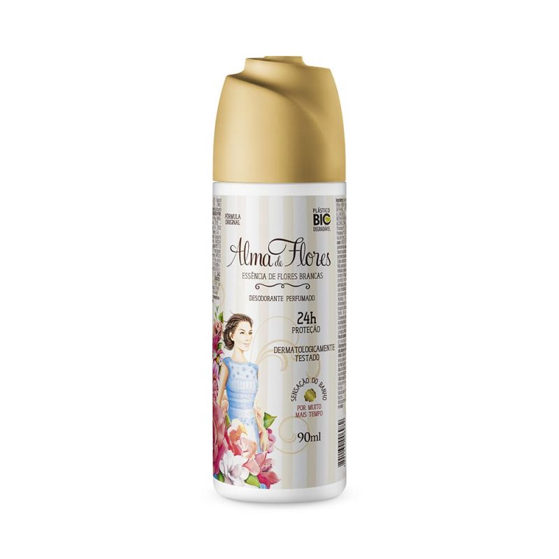 DESODORANTE SPRAY ALMA DE FLORES CHAMPAGNER 90ML