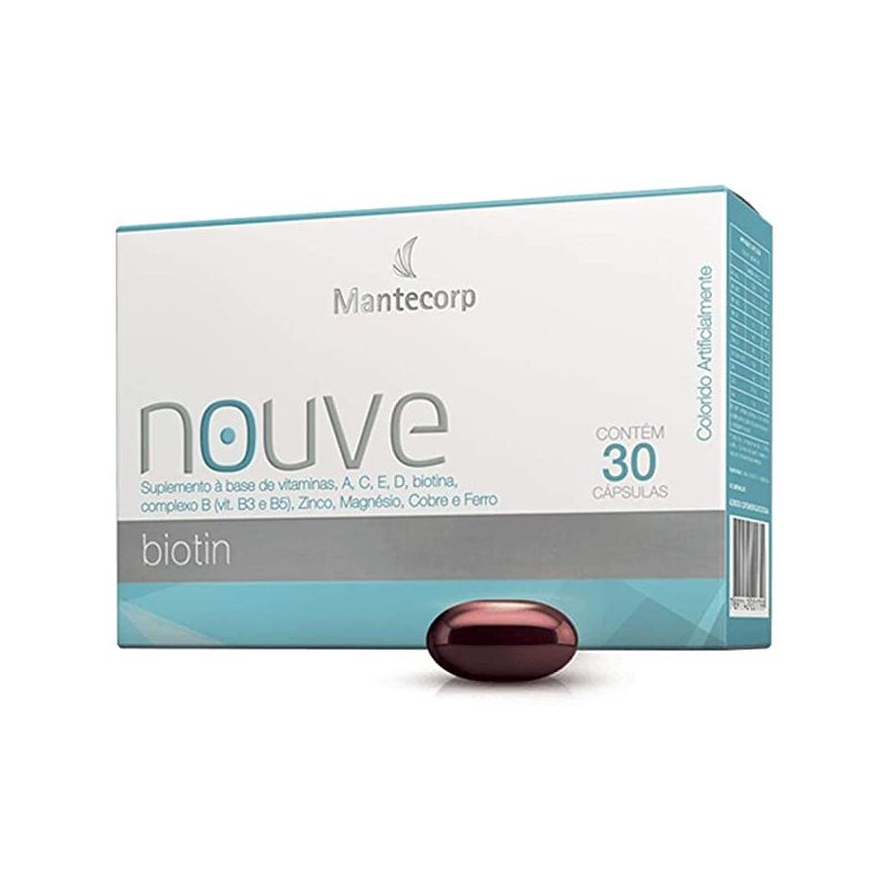 NOUVE  BIOTIN COM 30 CÁPSULAS