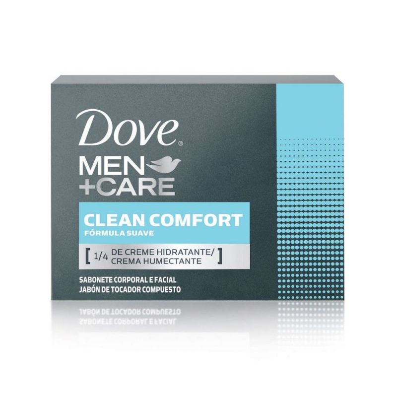 SABONETE EM BARRA DOVE CLEAN COMFORT MEN 90G