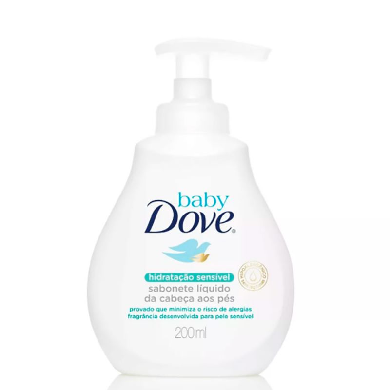 SABONETE LÍQUIDO DOVE BABY HIDRATAÇÃO SENSÍVEL 400ML