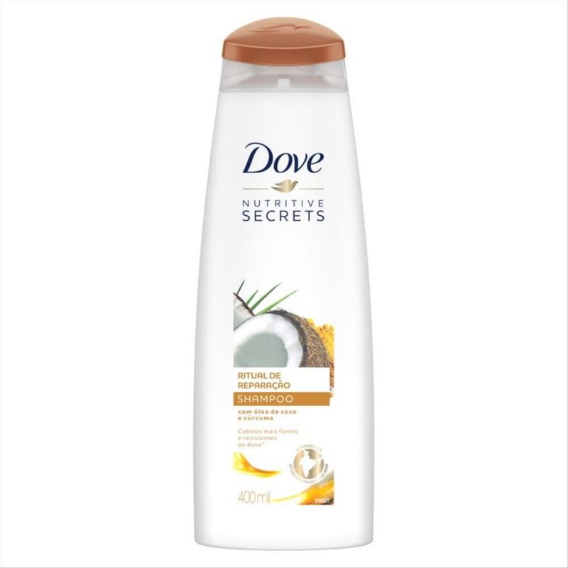 SHAMPOO DOVE RITUAL DE REPARAÇÃO OLEO DE COCO 400ML