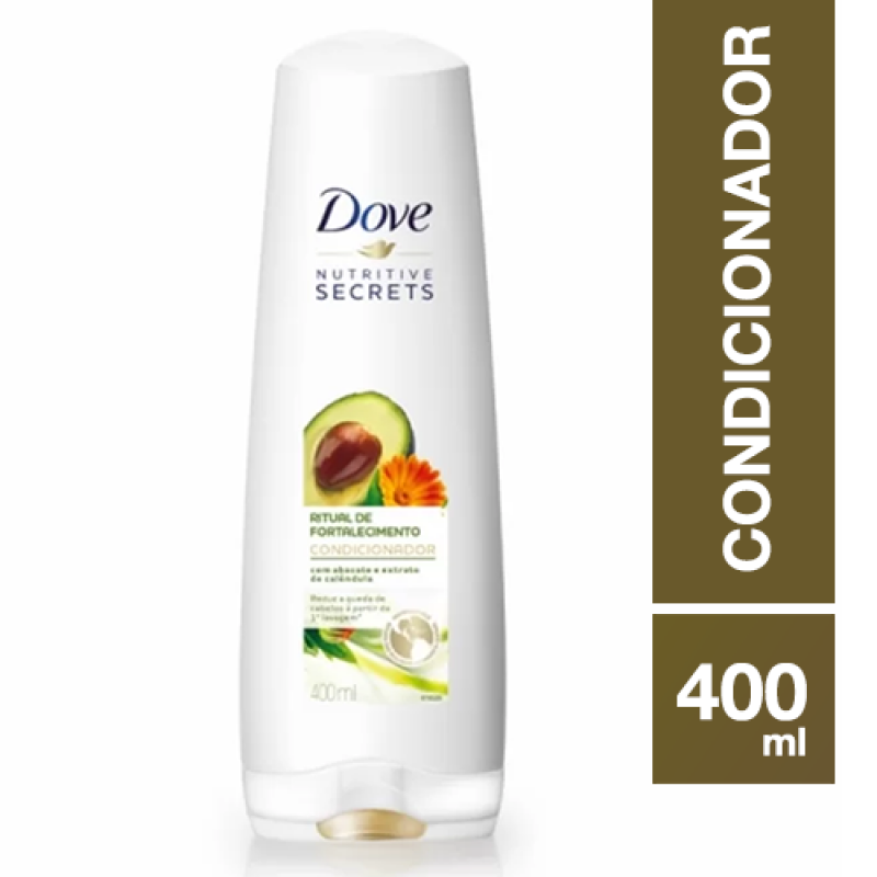CONDICIONADOR DOVE RITUAL FORTALECIMENTO ABACATE 400 ML