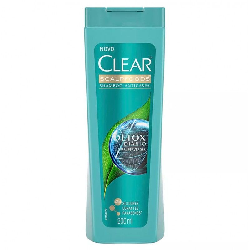 SHAMPOO CLEAR  ANTICASPA DETOX DIARIO  200ML