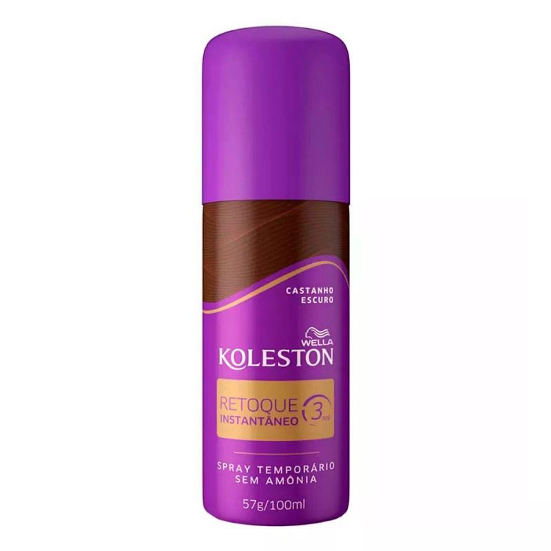 TINTURA KOLESTON RETOQUE SPRAY CAST.ESCURO 100ML
