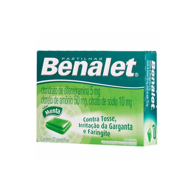 BENALET MENTA COM 12 PASTILHAS