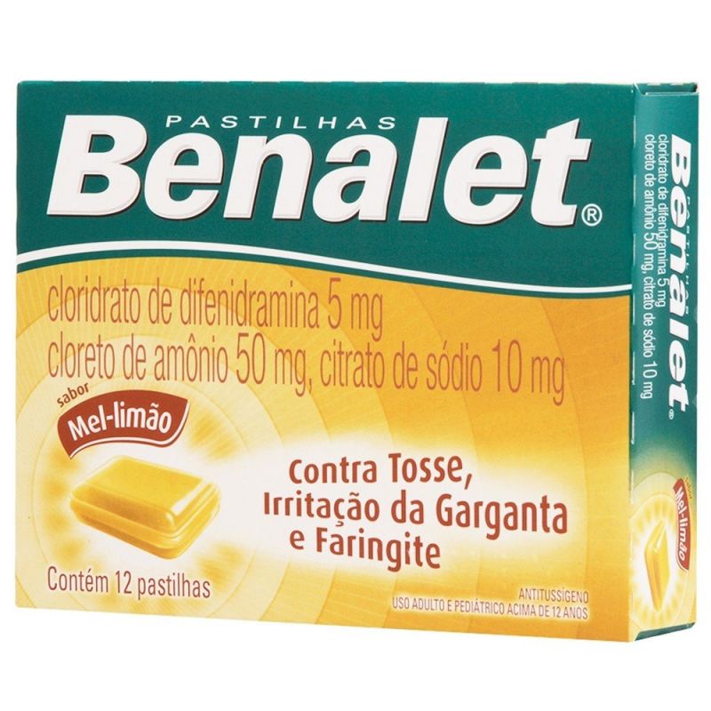 BENALET MEL-LIMAO COM 12 PASTILHAS