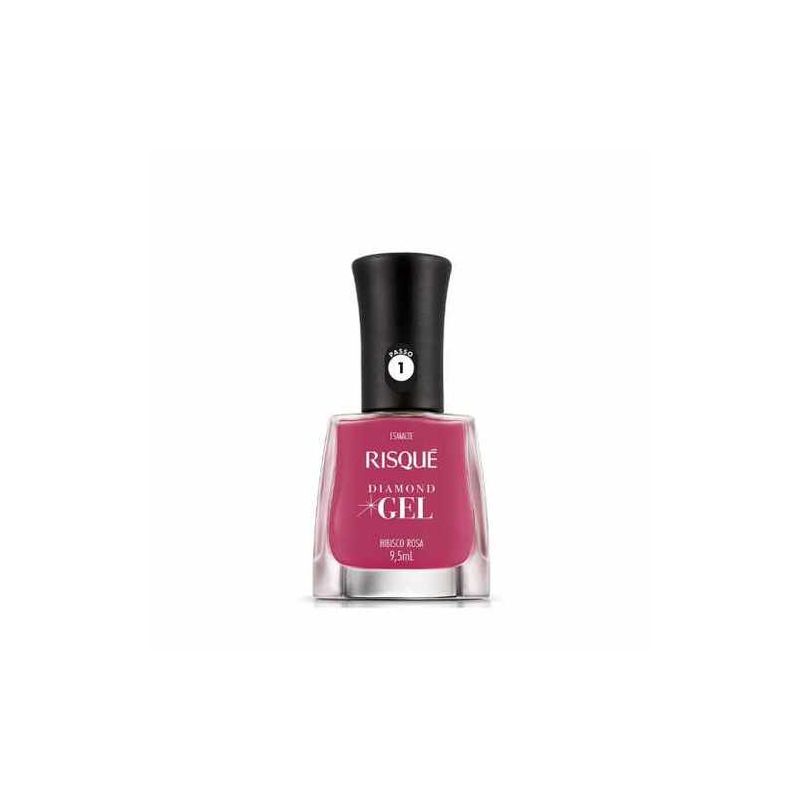 ESMALTE RISQUE GEL HIBISCO ROSA CREMOSO 9,5ML