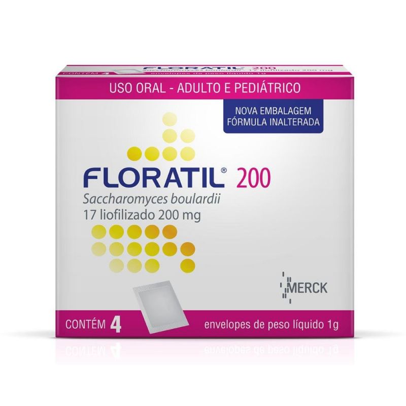FLORATIL 200MG COM 4 ENVELÓPES