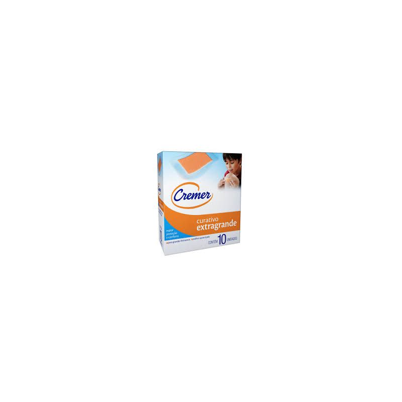 CURATIVO CREMER EXTRA GRANDE COM 10 UNIDADES