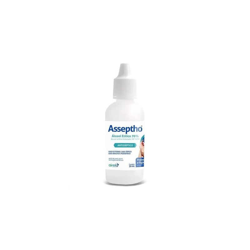ASSEPTHO ALCOOL ETÍLICO 70% GOTAS 30ML