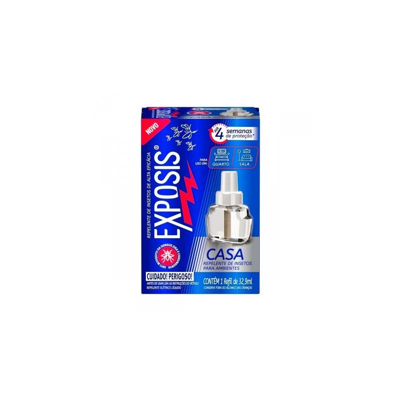 EXPOSIS ELETRICO CASA 30 NOITES 1 REFIL DE 32,9 ML - VALIDADE 03/2026