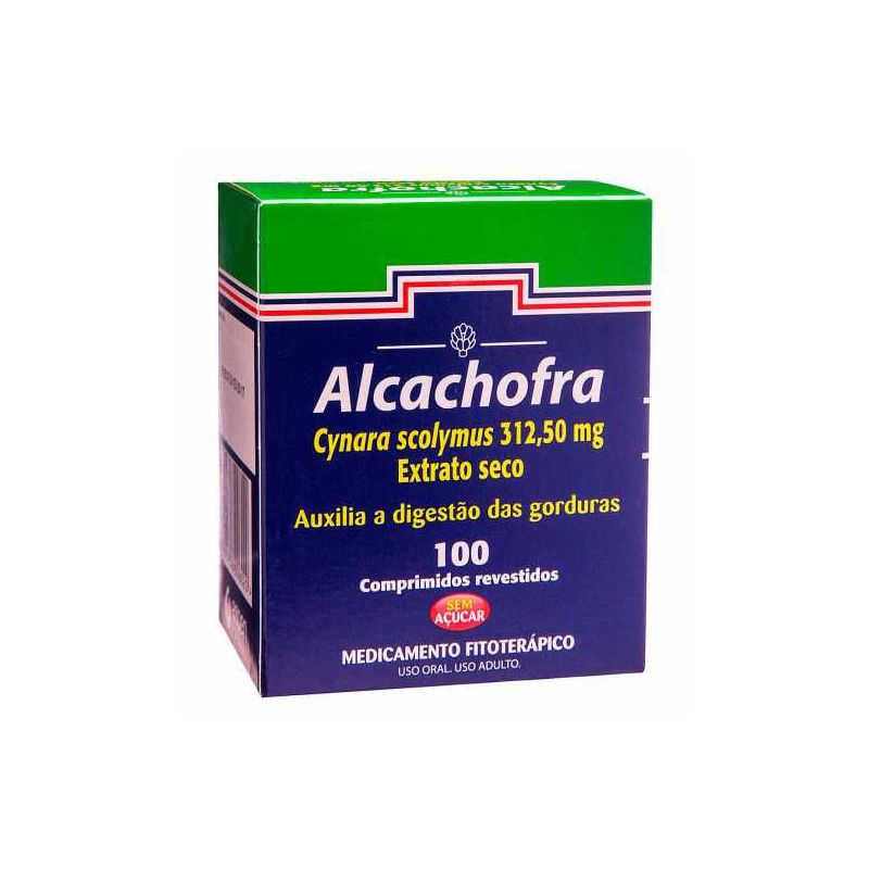 ALCACHOFRA COM 100 COMPRIMIDOS