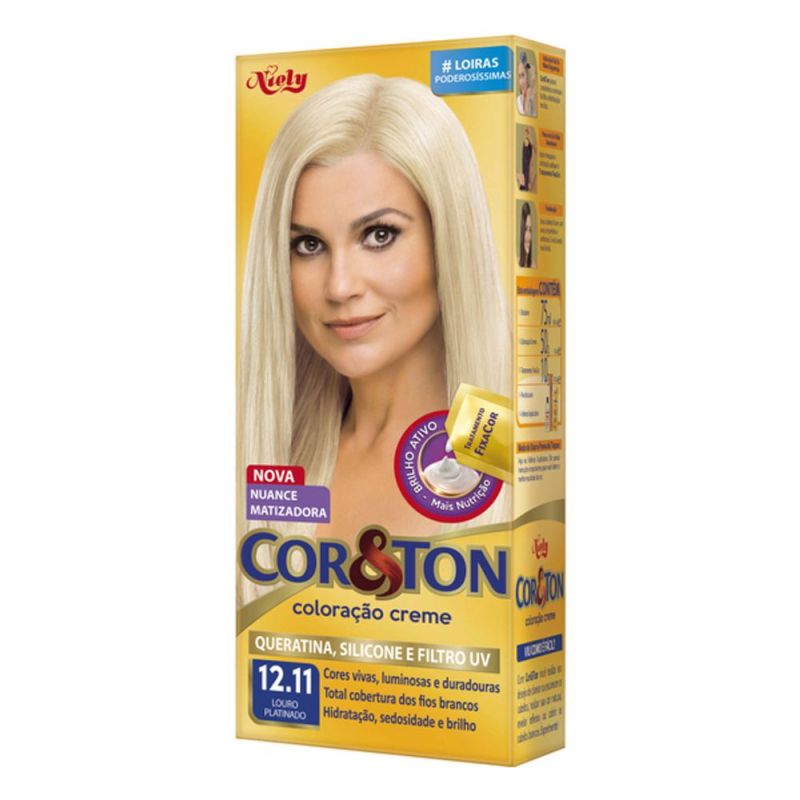 TINTURA COR&TON LOURO PLATINADO 12.11