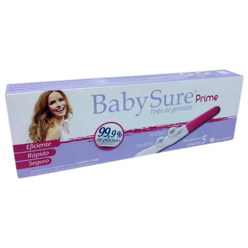 TESTE GRAVIDEZ BABYSURE-PRIME-UNIÃOQUIMICA-
