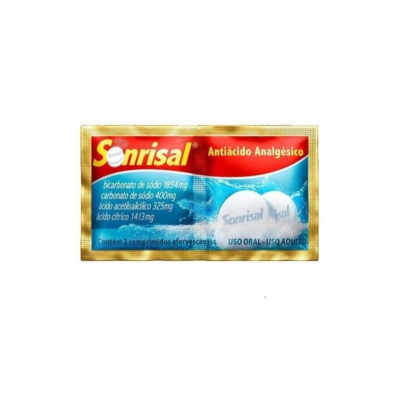 SONRISAL TRADICIONAL COM 2 COMPRIMIDOS ENFERVESCENTE