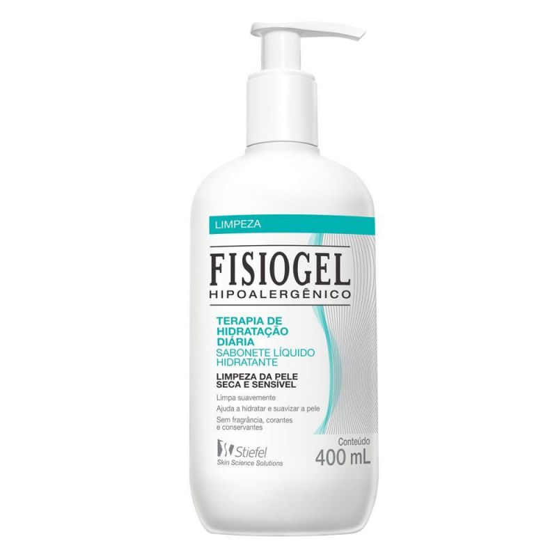 FISIOGEL SABONETE LIQUIDO HIDRATANTE SEM PERFUME 400ML