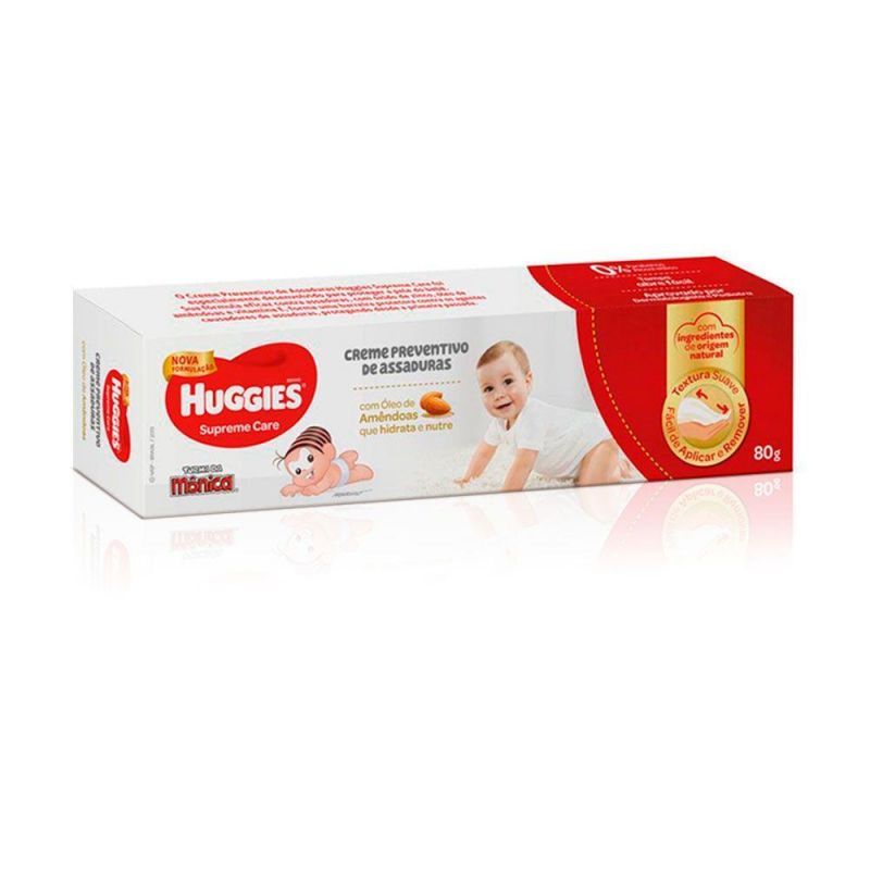 CREME PREVENTIVO DE ASSADURAS HUGGIES  S. CARE AMENDOAS 80G 