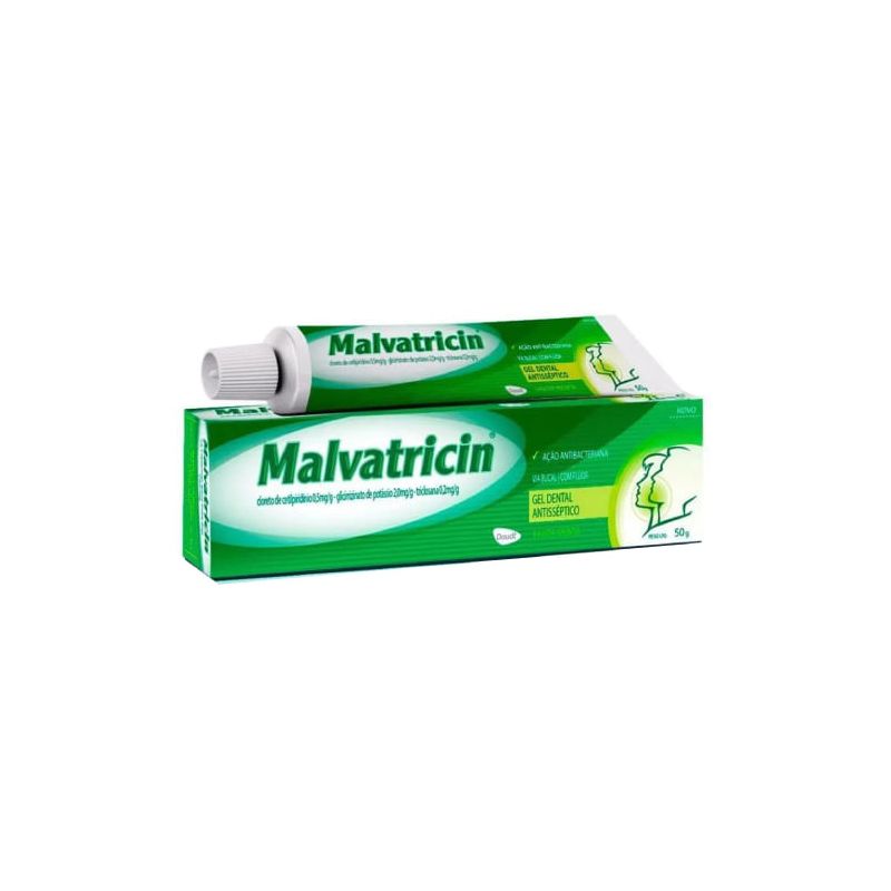 MALVATRICIN  GEL DENTAL COM 50 GRAMAS