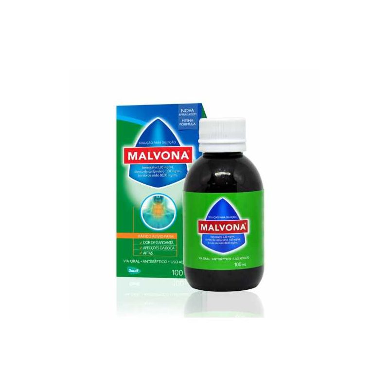 MALVONA ANTISSÉPTICO BUCAL COM 100ML