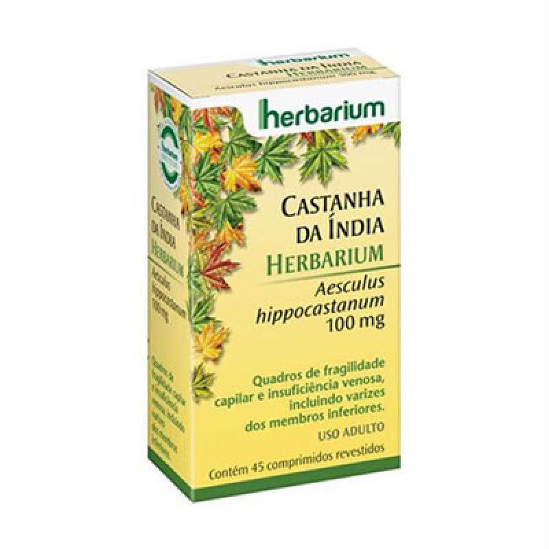 CASTANHA DA INDIA 100MG COM 45 COMPRIMIDOS 100mg cx 45 comp