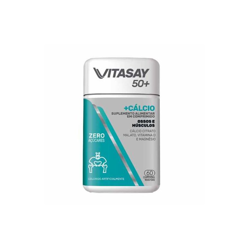 VITASAY50+ CÁLCIO COM 60 COMPRIMIDOS