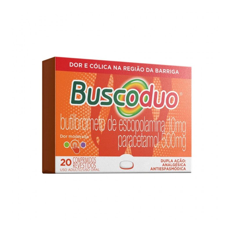 BUSCODUO COM 20 COMPRIMIDOS-COSMED- VALIDADE 05/2026