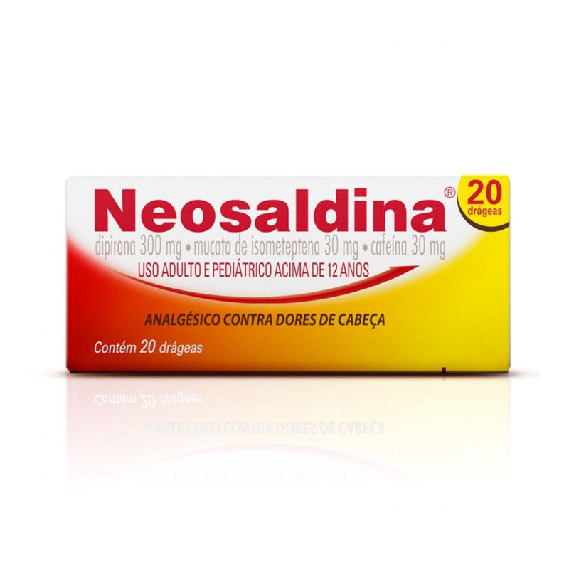 NEOSALDINA COM 20 DRÁGEAS-TAKEDAPHARMA- 