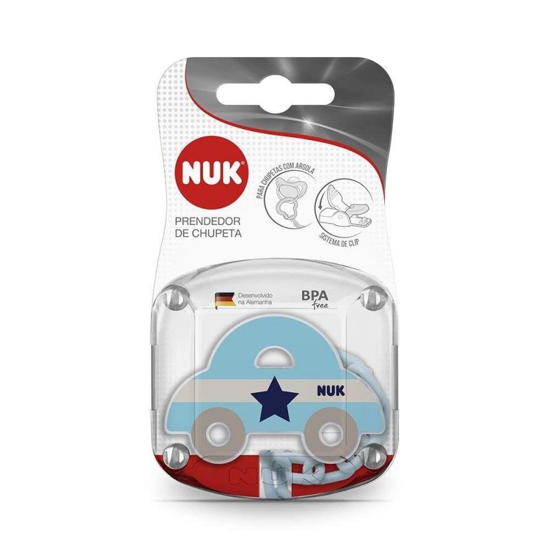PRENDEDOR DE CHUPETA NUK ESTRELA AZUL