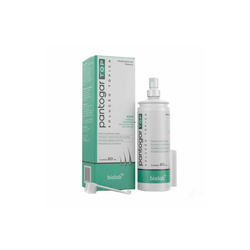 PANTOGAR TOP LOÇÃO ANTIQUEDA CAPILAR COM 80ML