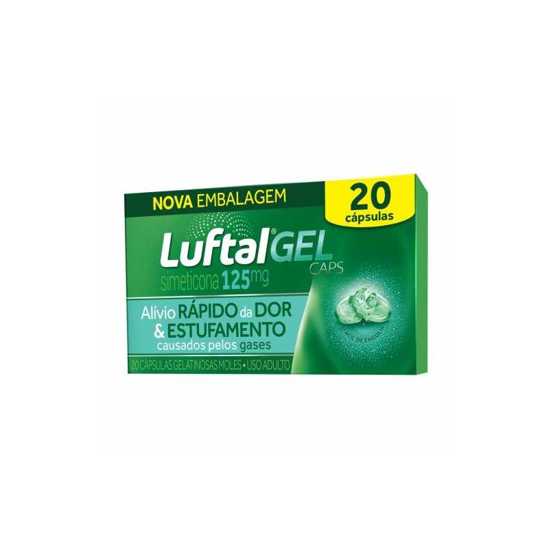 LUFTAL GEL 125MG COM 20 CÁPSULAS RECKITT BENCKISER