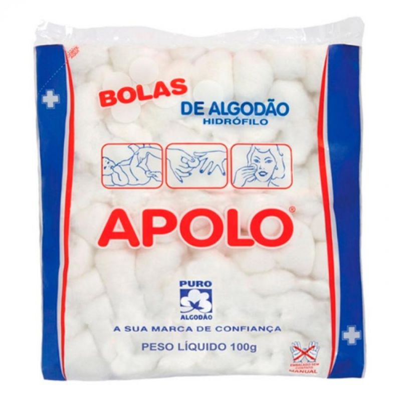ALGODAO APOLO BOLA BRANCA 100G