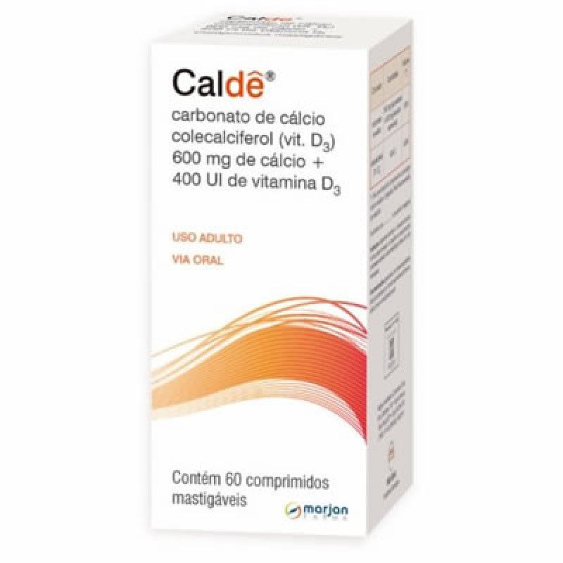 CALDE MASTIGAVEL COM  60 COMPRIMIDOS MASTIGAVEIS