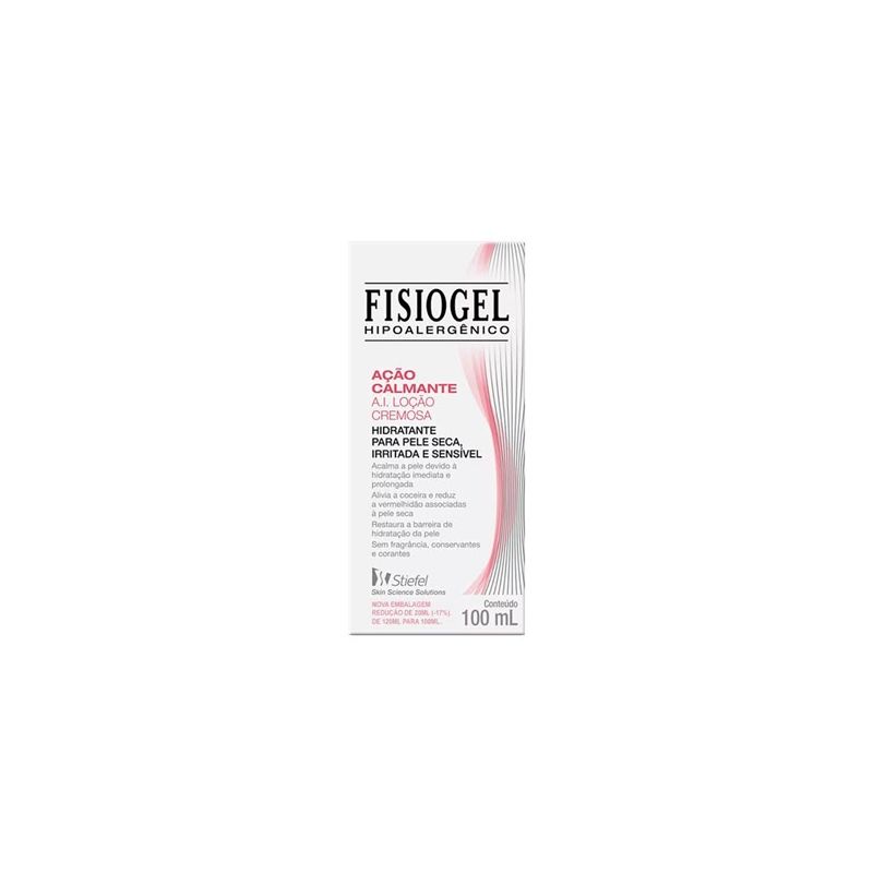  FISIOGEL A.I. AÇÃO CALMANTE LOÇÃO CREMOSA 100ML 