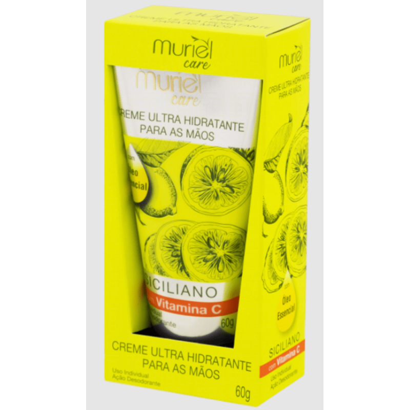 CREME MURIEL PARA MÃOS ULTRA HIDRATANTE SICILIANO 60G