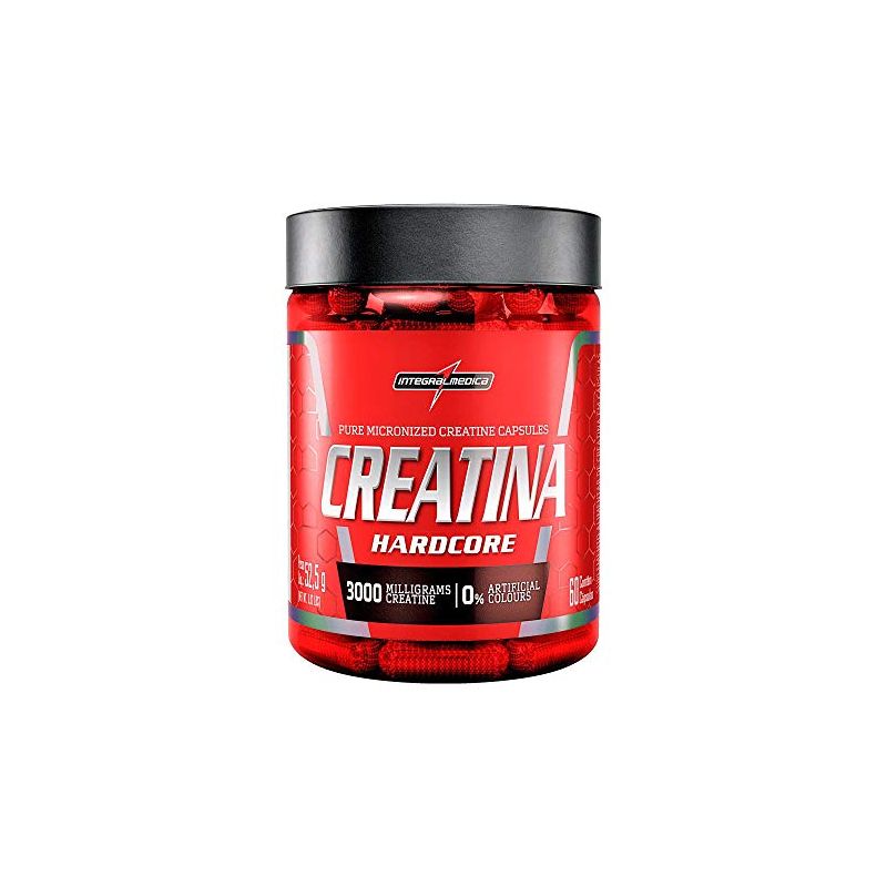 CREATINA HARDCORE INTEGRALMEDICA COM 60 CAPSULAS