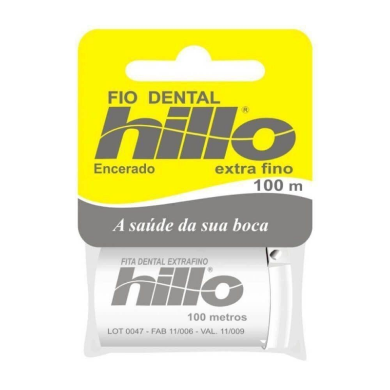 FIO DENTAL HILLO EXTRA FINO 100M
